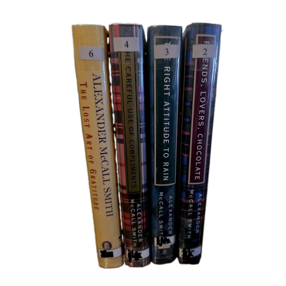 Friends, Lovers, Chocolate by Alexander McCall Smith. Lot of 4! Book 2 3 4 6.